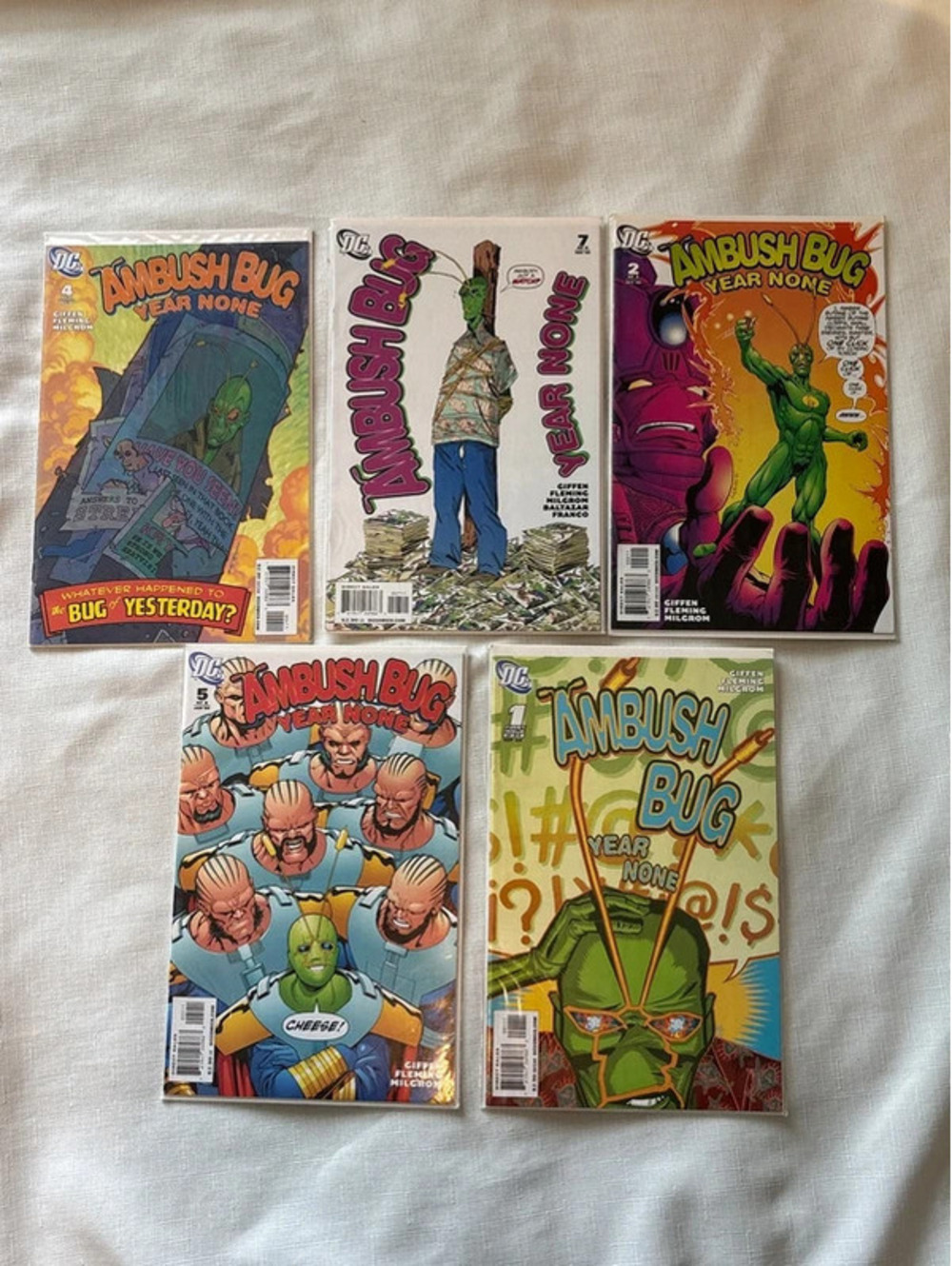 Ambush Bug Comic Book Lot 2008 - 2009